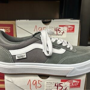 Vans Gray and White Men's Shoes